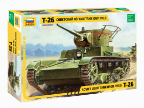 Советский легкий танк Т-26 (обр. 1933) (1:35)-фото1