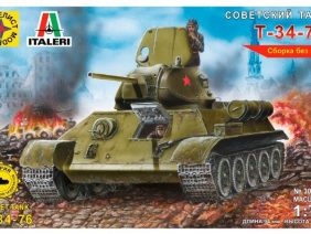 Советский средний танк Т-34/76 (Моделист 307224)-фото1
