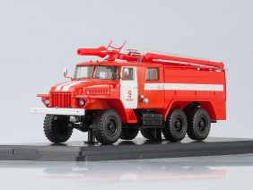 Пожарный автомобиль АЦ-40 (Урал 375Н) Ц1А ПЧ №9 г. Москва-фото1