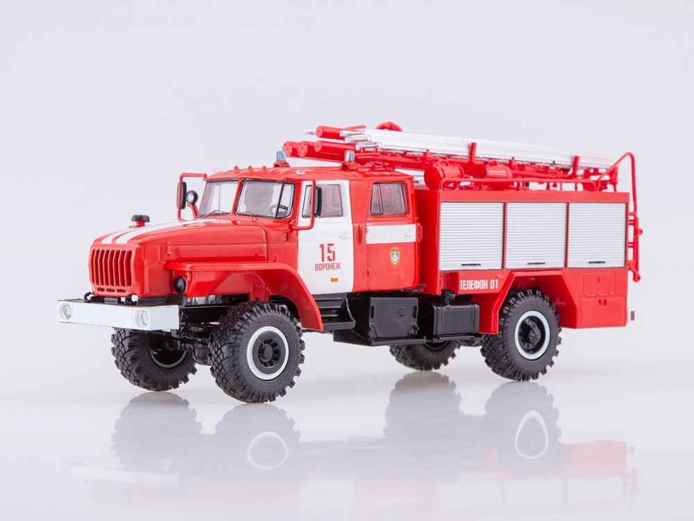 Пожарный автомобиль ПСА 2,0-40/2 (Урал 43206) ПЧ №15 г. Воронеж-фото1