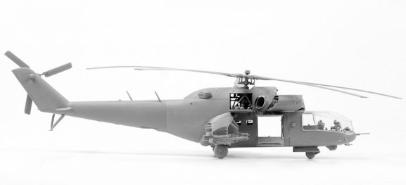Советский ударный вертолет Ми-24А-фото6