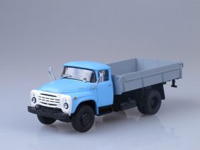 Грузовик ЗИЛ-130-76 бортовой (поздний) серо-голубой-фото1