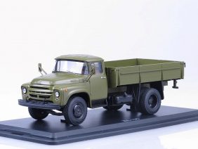Грузовик ЗИЛ-130 бортовой (ранняя облицовка радиатора) хаки-фото1