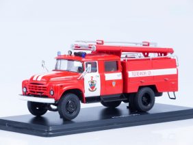 Пожарный автомобиль АЦ-40 (ЗИЛ-130) ПЧ №7, Северодвинск (с эмблемой МЧС)-фото1