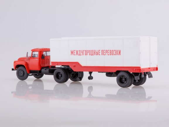 Седельный тягач ЗИЛ-130В1 с полуприцепом ОДАЗ-794 Междугородные перевозки-фото2