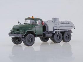 Цистерна АЦ-4,0 (ЗИЛ-131) зеленый-серый-фото1