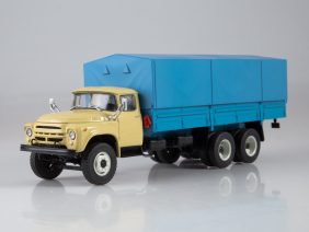 Грузовик ЗИЛ-133Г1 бортовой с тентом (Легендарные грузовики СССР №28)-фото1