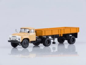 Седельный тягач ЗИЛ-130В1 с полуприцепом ОДАЗ-885-фото1