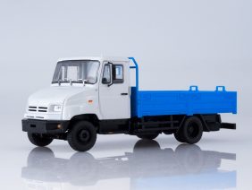 Грузовик ЗИЛ-5301 Бычок бортовой (серый/синий)-фото1