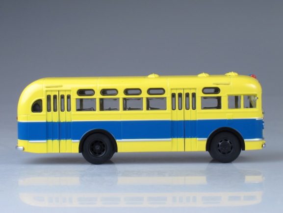 Автобус ЗИС-155 сине-жёлтый-фото6
