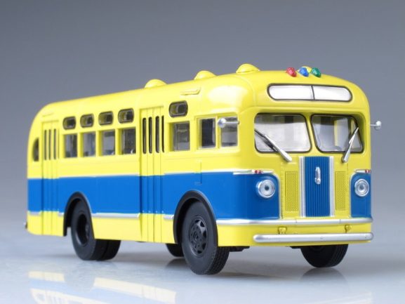 Автобус ЗИС-155 сине-жёлтый-фото10