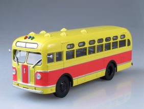 Автобус ЗИС-155 красно-жёлтый-фото1