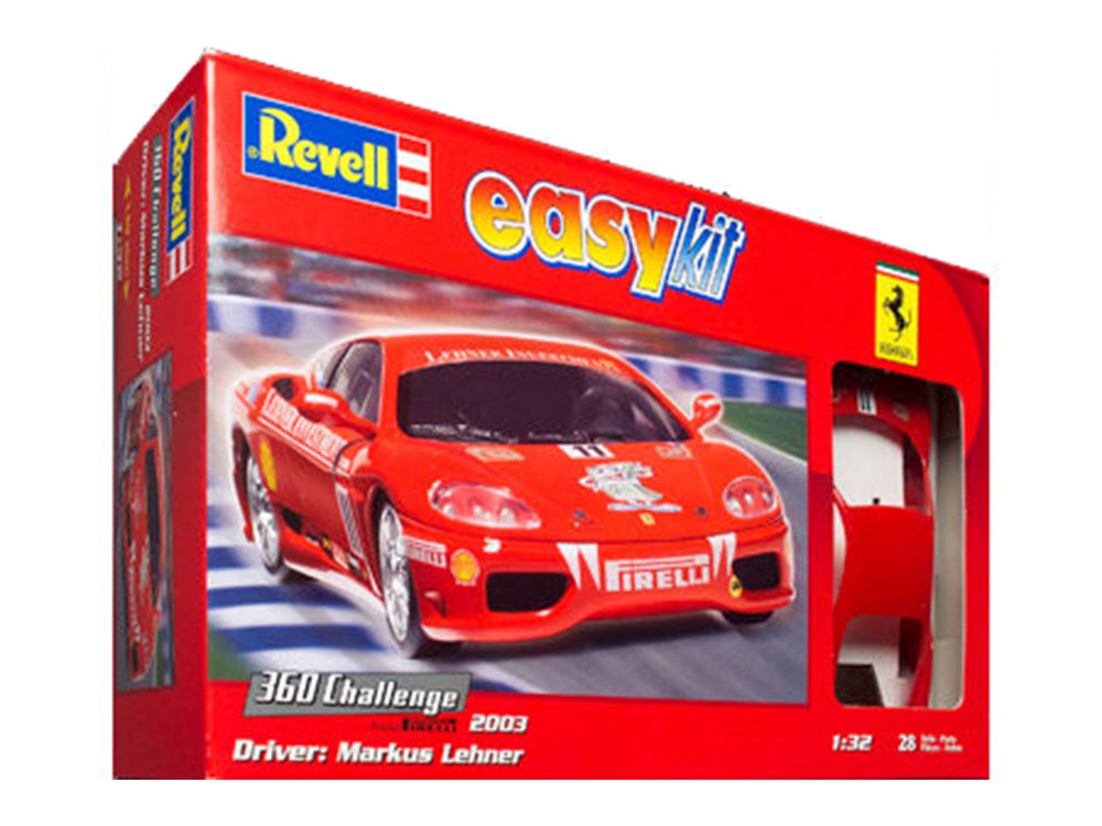Купить сборную модель автомобиля Ferrari 360 Challenge - Markus Lehner, масштаб 1:32 (Revell)-фото1 Автомобиль Ferrari 360 Challenge - Markus Lehner-фото1