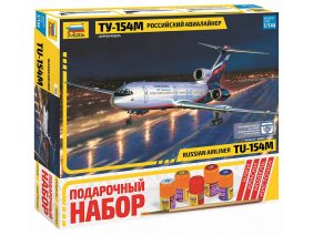 Российский авиалайнер ТУ-154М (Подарочный набор)-фото1