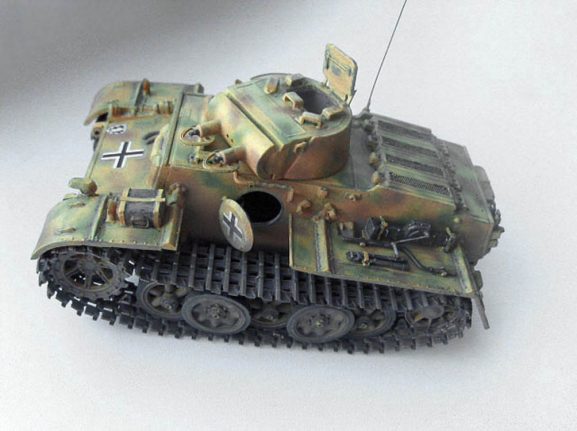 Немецкий лёгкий танк Pz.Kp.fw I Ausf. F (T-IF)-фото5