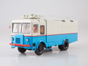 Грузовой троллейбус ТГ-3 (бело-голубой)-фото1