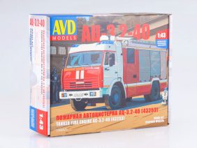 Пожарный автомобиль АЦ-3,2-40 (КАМАЗ-43253) (AVD Models)-фото1