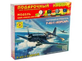 Американский истребитель Vought F4U-4-1 Corsair (Подарочный набор) (Моделист)-фото1