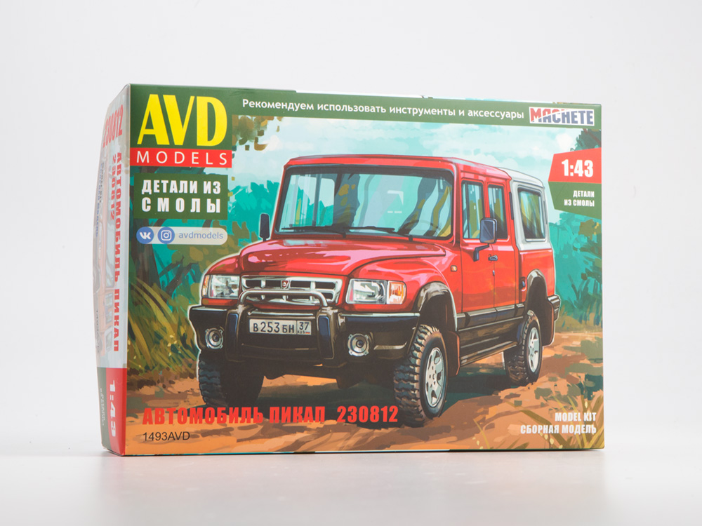 Купить сборную модель ГАЗ-230812, масштаб 1:43 (AVD Models)-фото1 Автомобиль ГАЗ-230812 (AVD Models)-фото1