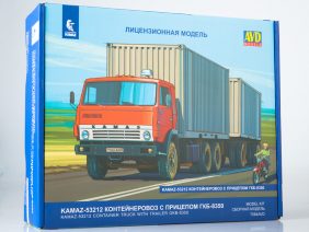 Грузовик КАМАЗ-53212 контейнеровоз с прицепом ГКБ-8350 (AVD Models)-фото1
