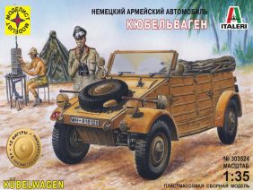 Немецкий автомобиль повышенной проходимости Kübelwagen Type 82 (Моделист)-фото1