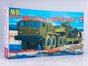 Седельный тягач МАЗ-537 с полуприцепом ЧМЗАП-5247Г (AVD Models)-фото1