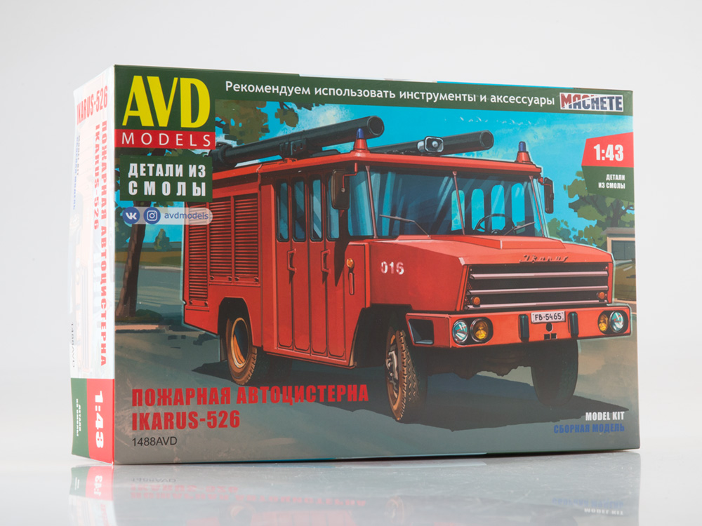 Пожарный автомобиль Икарус-526 (AVD Models)-фото1