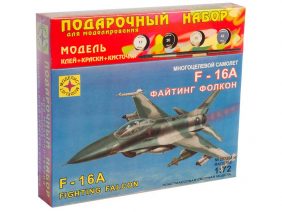 Американский истребитель Lockheed Martin F-16A Fighting Falcon (Подарочный набор)-фото1