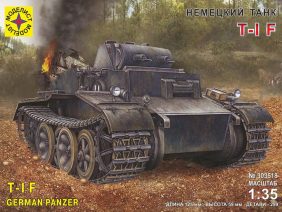 Немецкий лёгкий танк Pz.Kp.fw I Ausf. F (T-IF) (Моделист)-фото1