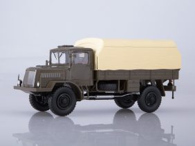 Грузовик Tatra-128N бортовой с тентом-фото1
