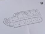 Гусеничный транспортёр-снегоболотоход (ГТ-С) 1954 г. (AVD Models)-фото10