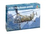 Военно-транспортный вертолет Piasecki H-21C Flying Banana gunshi (Italeri)-фото1