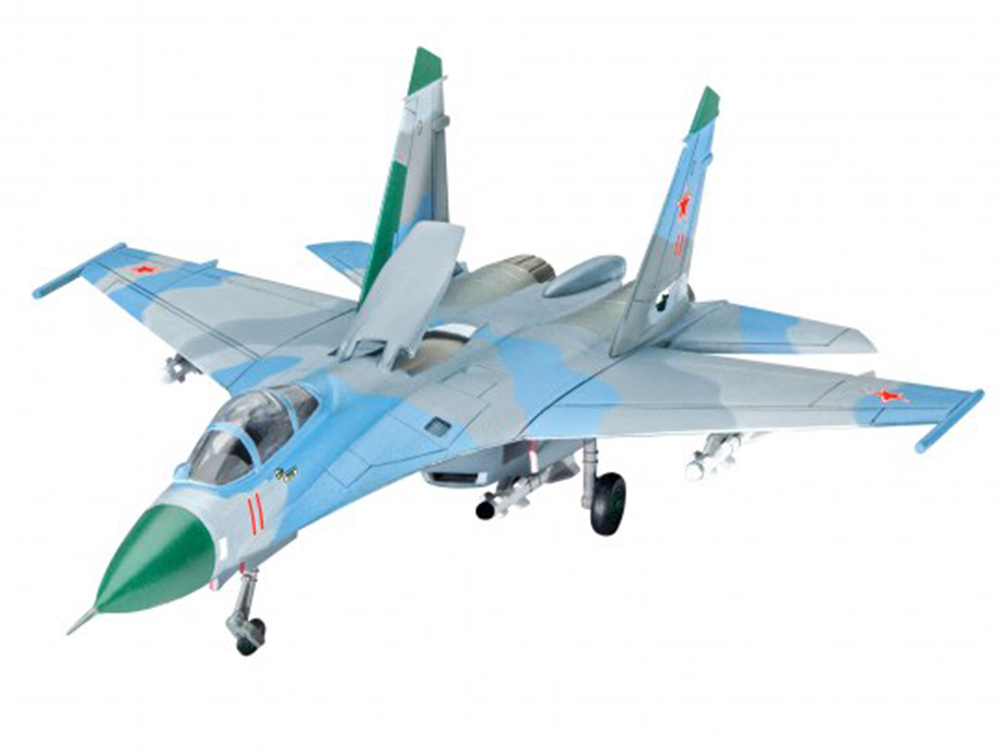 Многоцелевой советский истребитель Су-27 Flanker (Подарочный набор)-фото2
