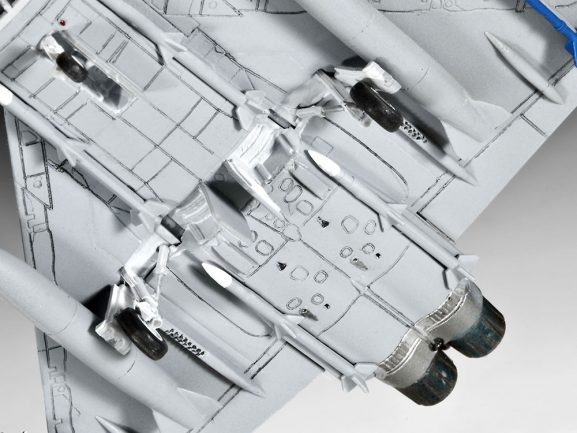 Одноместный многоцелевой истребитель Eurofighter Typhoon (1:144) (Подарочный набор)-фото4