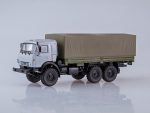 Грузовик КАМАЗ-53501 6x6 бортовой (с тентом)-фото1