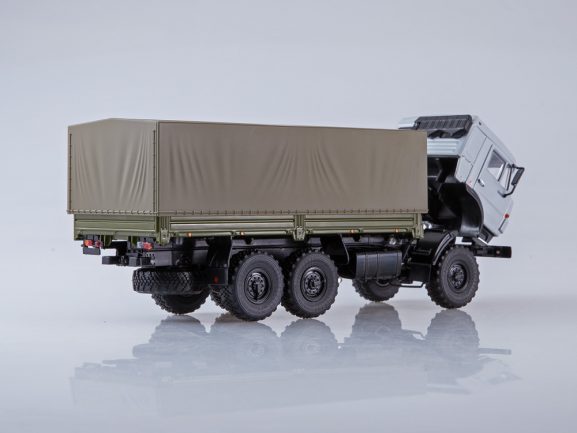 Грузовик КАМАЗ-53501 6x6 бортовой (с тентом)-фото10