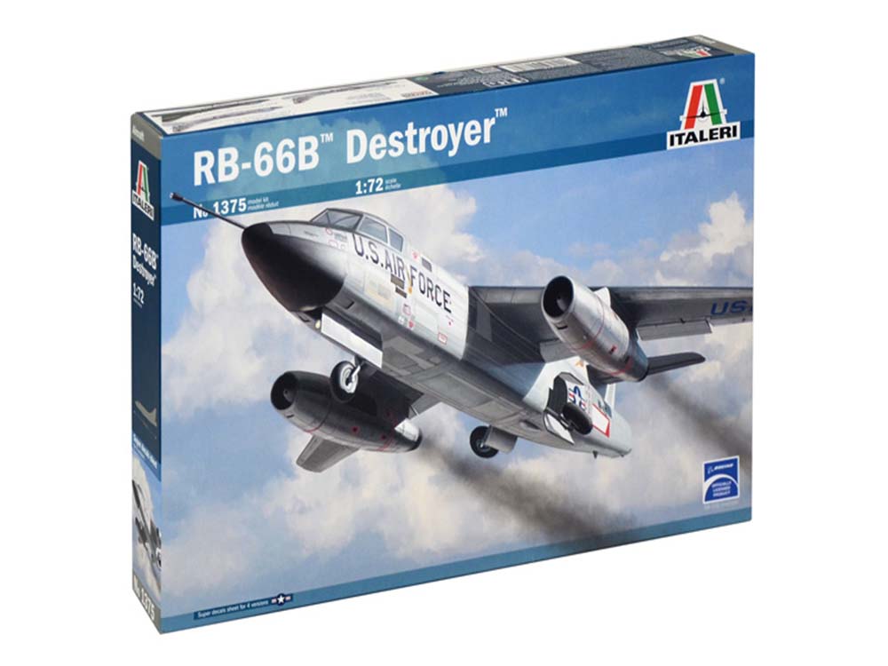 Купить сборную модель самолета Douglas RB-66B Destroyer, масштаб 1:72 (Italeri)-фото1 Американский бомбардировщик Douglas RB-66B Destroyer-фото1