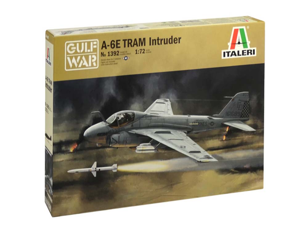 Купить сборную модель самолета Grumman A-6E Tram Intruder-Gulf War, масштаб 1:72 (Italeri)-фото1 Американский штурмовик Grumman A-6E Tram Intruder-Gulf War-фото1