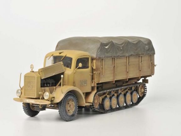 Немецкий тяжелый полугусеничный грузовик L 4500R Маультир-фото2