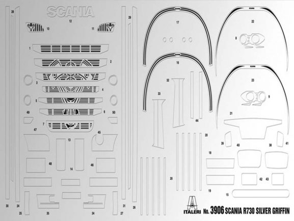 Седельный тягач Scania R730 V8 Streamline Silver Griffin-фото12