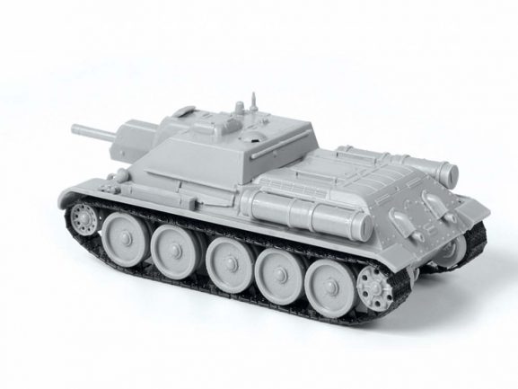 Советская самоходная артиллерийская установка СУ-122 (1:72)-фото3