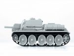 Советская самоходная артиллерийская установка СУ-122 (1:72)-фото4