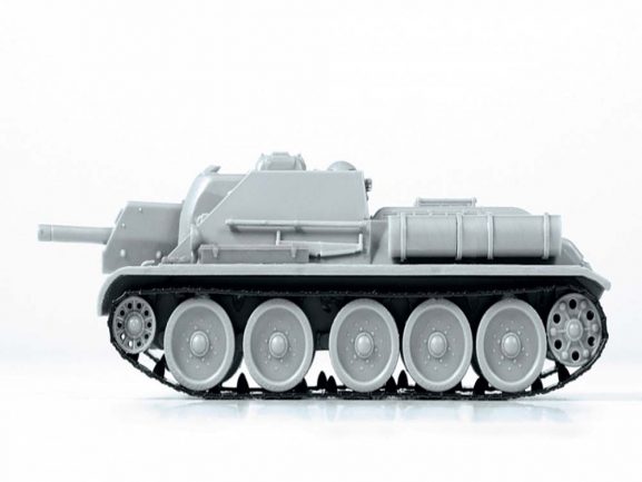 Советская самоходная артиллерийская установка СУ-122 (1:72)-фото4
