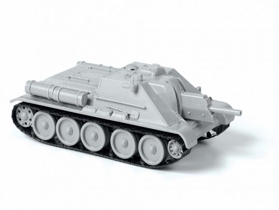 Советская самоходная артиллерийская установка СУ-122 (1:72)-фото5