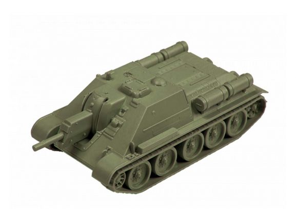 Советская самоходная артиллерийская установка СУ-122 (1:100)-фото3