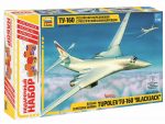 Российский сверхзвуковой стратегический бомбардировщик Ту-160 (Подарочный набор)-фото1