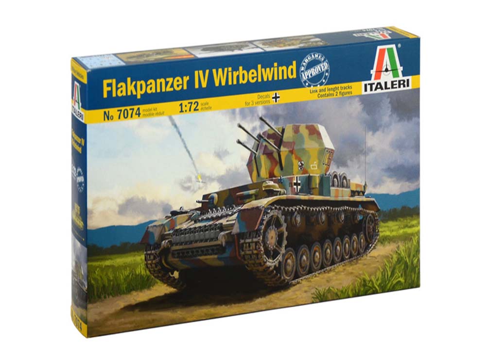 Немецкая зенитная самоходная установка Flakpanzer IV "Wirbelwind" (Italeri)-фото1