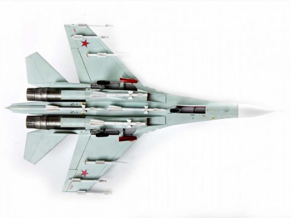 Российский многоцелевой истребитель завоевания превосходства в воздухе Су-27СМ (Подарочный набор)-фото4