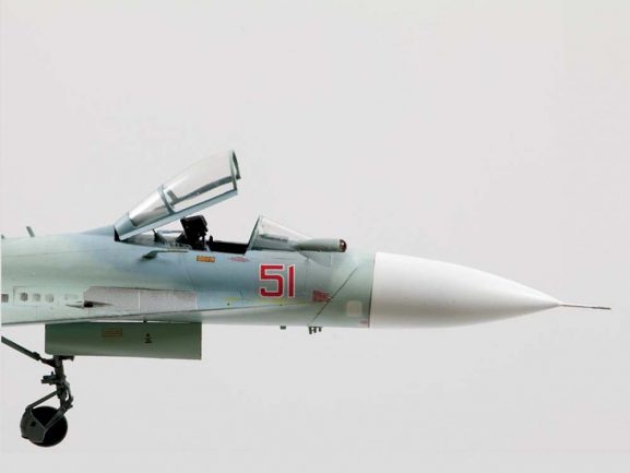 Российский многоцелевой истребитель завоевания превосходства в воздухе Су-27СМ (Подарочный набор)-фото3