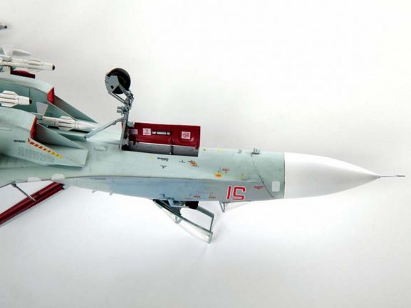 Российский многоцелевой истребитель завоевания превосходства в воздухе Су-27СМ (Подарочный набор)-фото5
